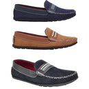 Kit com 3 Pares de Mocassim Masculino em Camurça