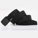 Moda Cinto Largo Masculino Nylon Fivela de Plástico Entrega rápida
