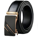 Cinto Social De Luxo Masculino Em Couro Fivela Automática