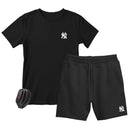 Kit Camiseta Masculina e Short Moletinho Várias Cores + Brinde