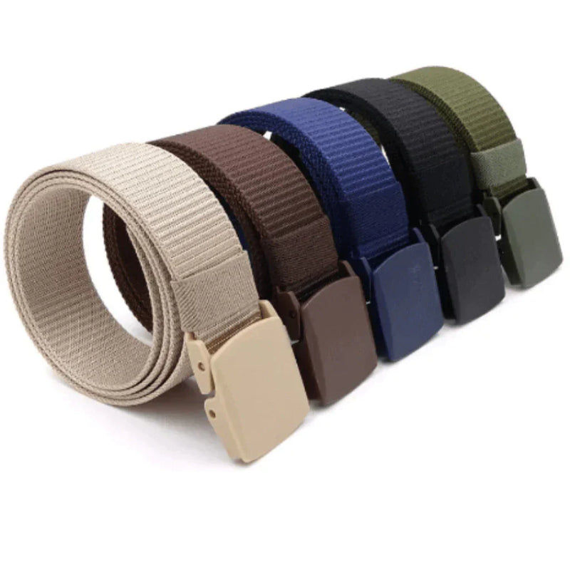 Moda Cinto Elástico Largo Masculino Fivela de Plástico pronto a entrega