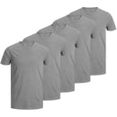 Kit 5 Camiseta Manga Curta em 100% Algodão ZAROC